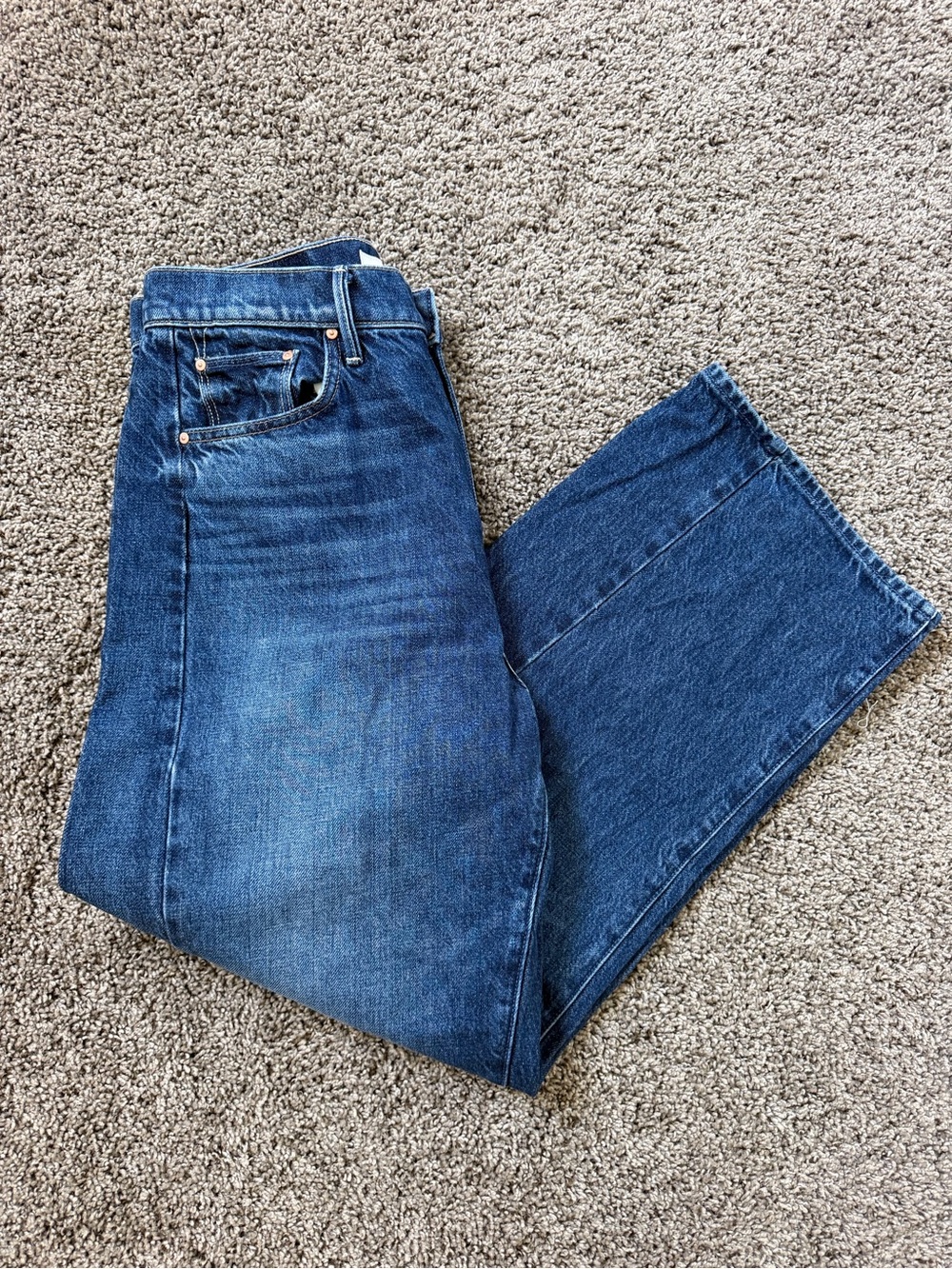 MOTHER The Half Pipe Ankle Denim